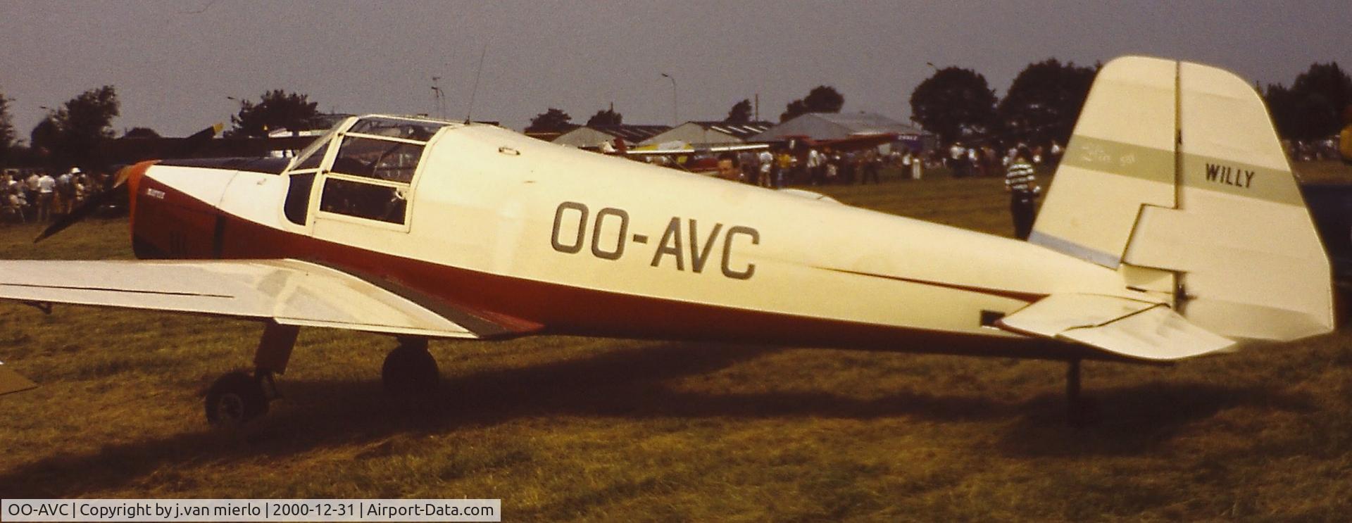 OO-AVC, 1950 Bucker (Zlin) Z-381 (C-106) Bestmann C/N 461, Belgian Air Show