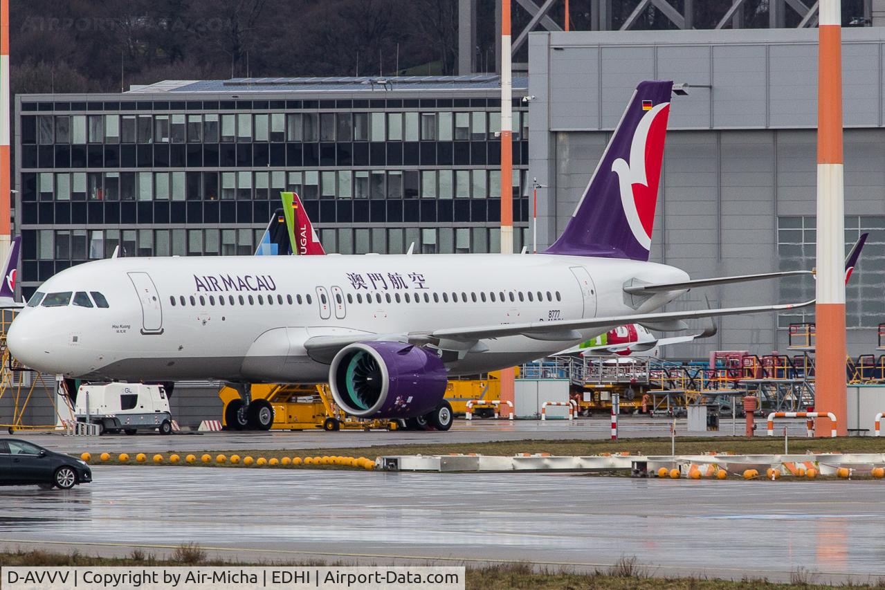 D-AVVV, 2016 Airbus A320-251N C/N 7185, New : Air Macau