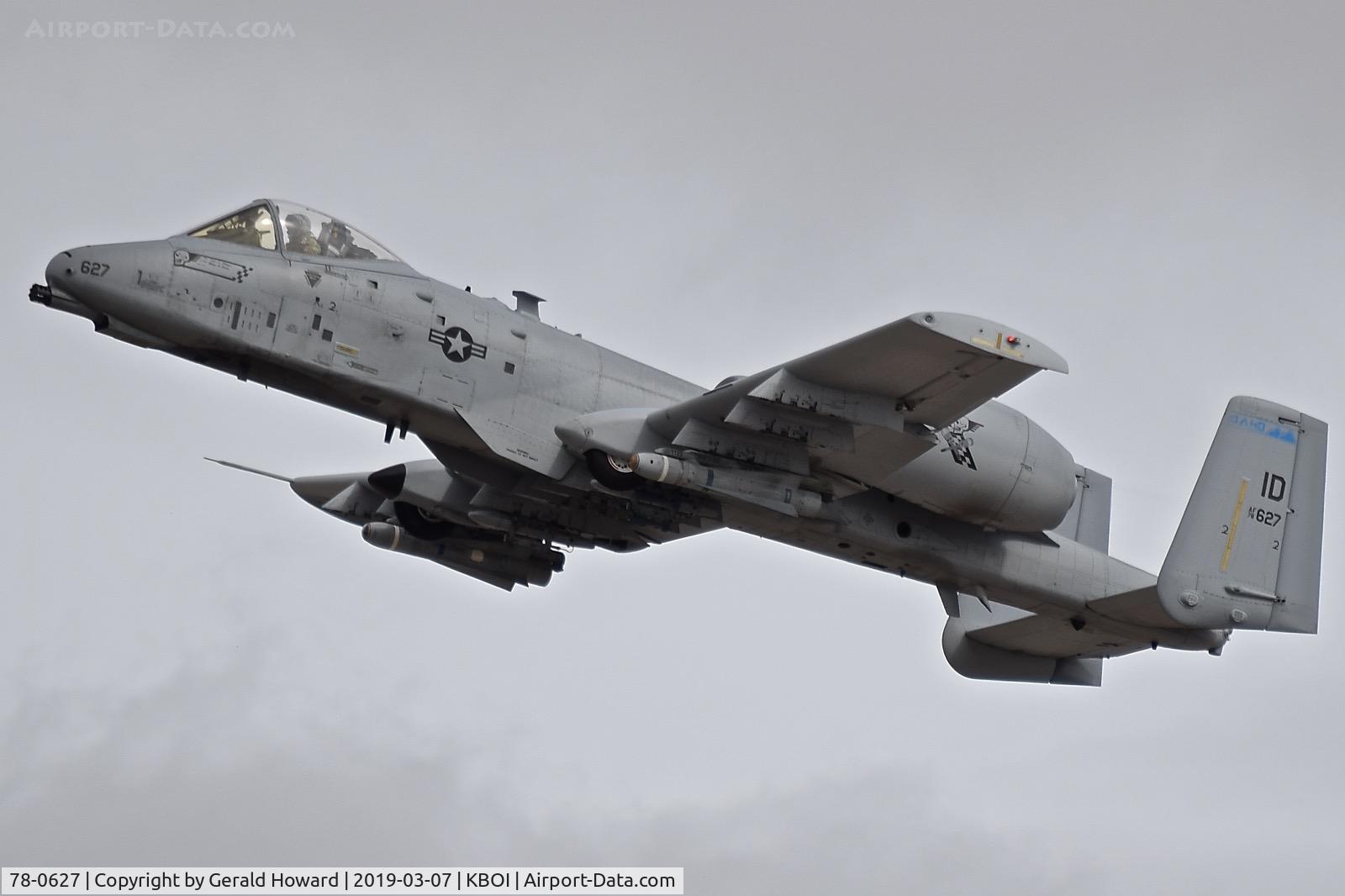 78-0627, 1978 Fairchild Republic A-10C Thunderbolt II C/N A10-0247, 190th Fighter Sq., 124th Fighter Wing, Idaho ANG.