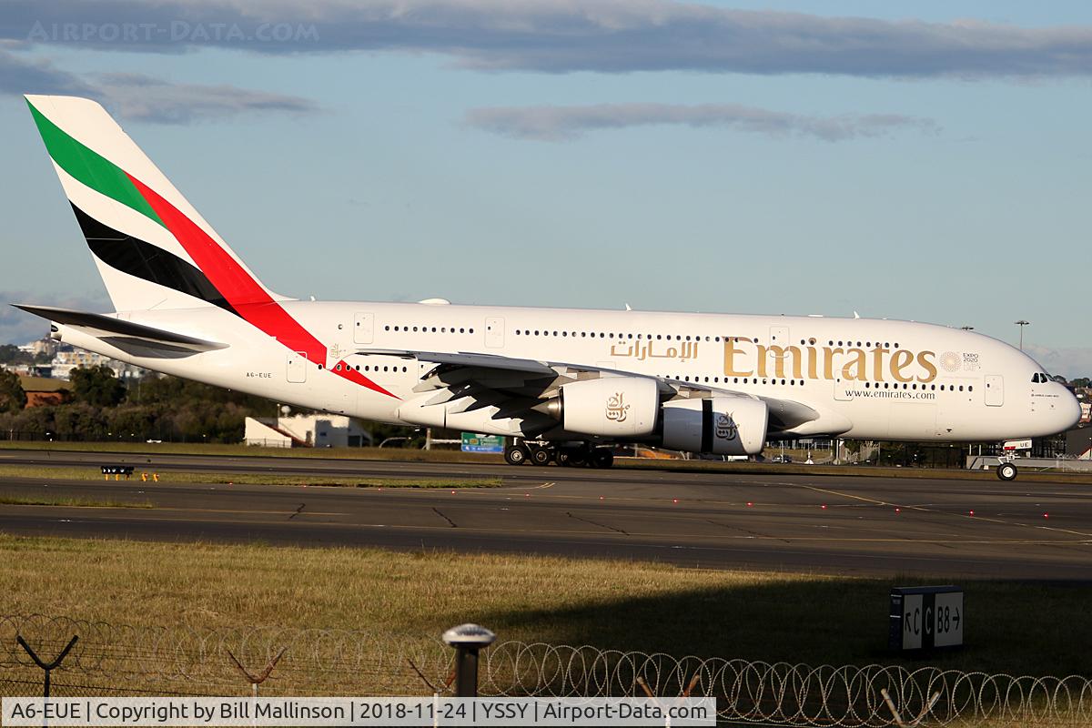 A6-EUE, 2016 Airbus A380-861 C/N 217, as EK412