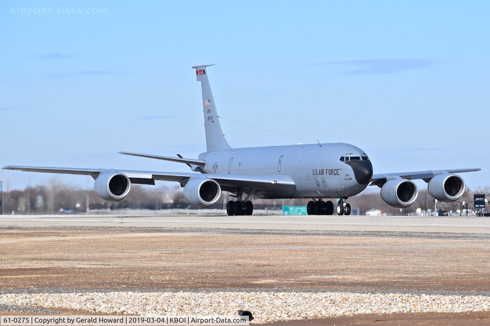 61-0275, 1961 Boeing KC-135R Stratotanker C/N 18182, 171st ARW, Utah ANG.