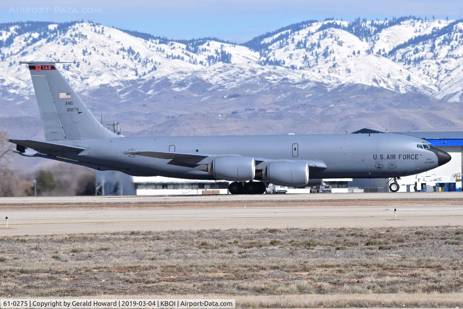 61-0275, 1961 Boeing KC-135R Stratotanker C/N 18182, 171st ARW, Utah ANG.