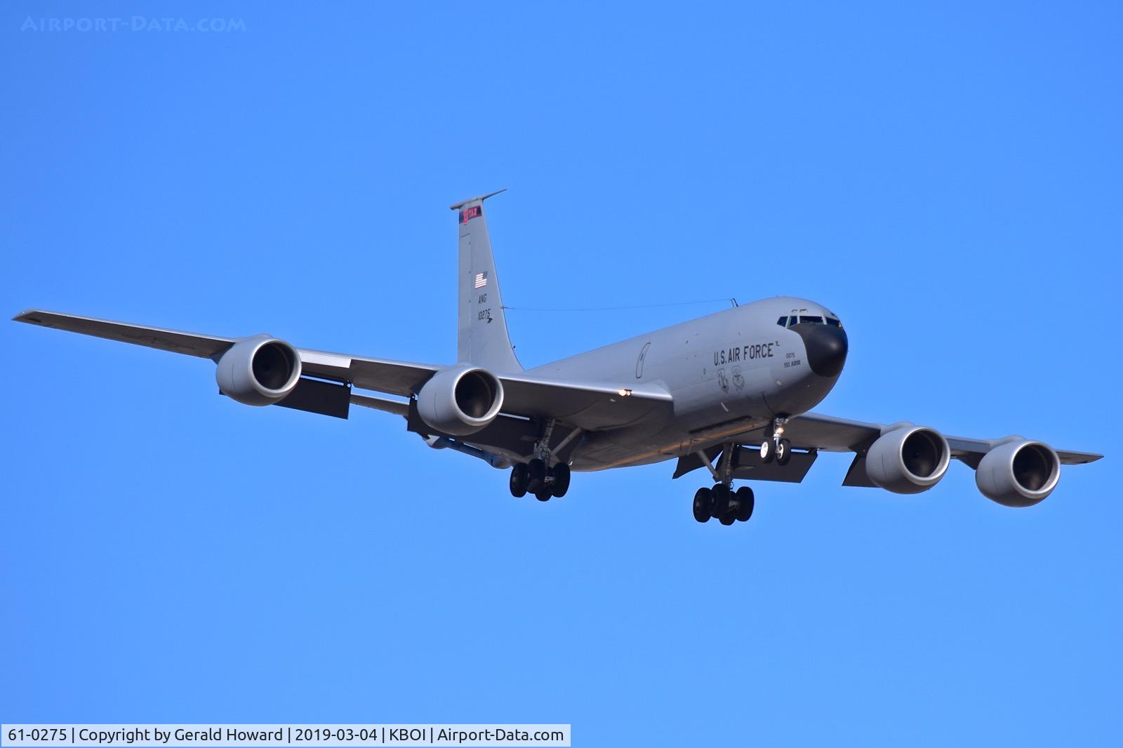 61-0275, 1961 Boeing KC-135R Stratotanker C/N 18182, 171st ARW, Utah ANG.
