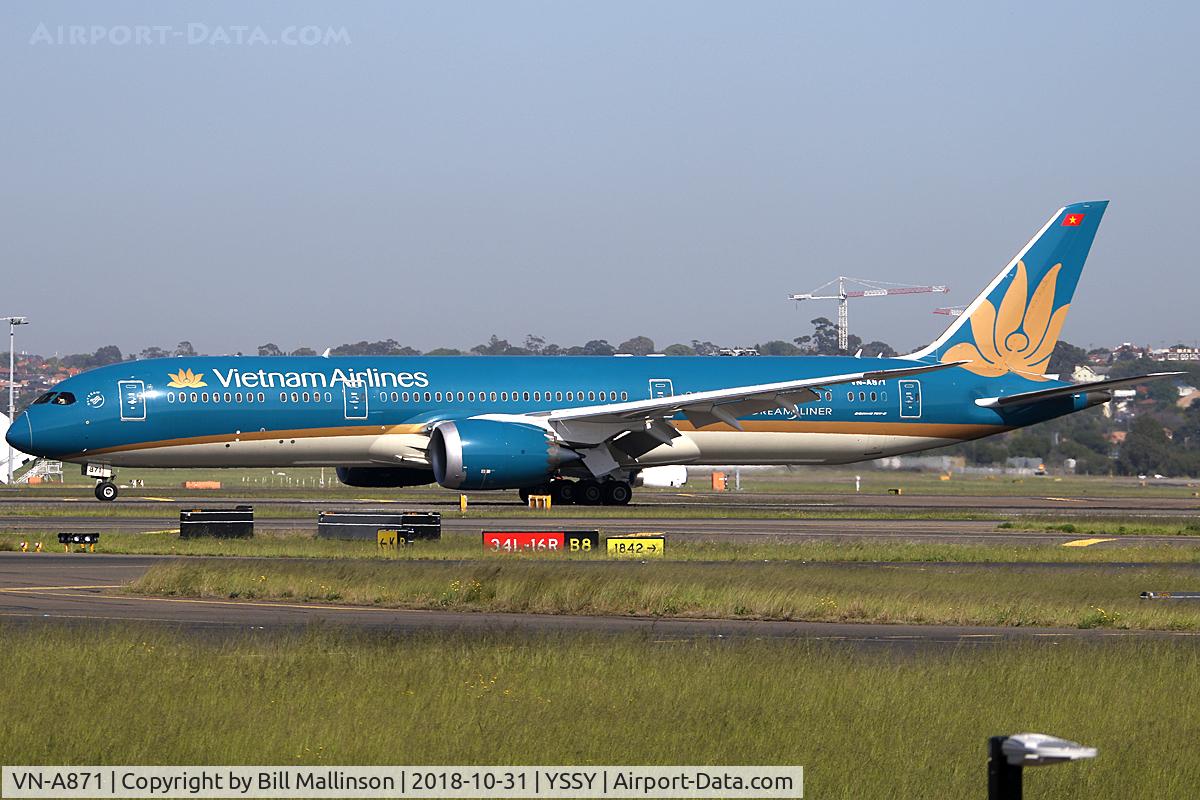 VN-A871, 2017 Boeing 787-9 Dreamliner Dreamliner C/N 39290, from SGN
