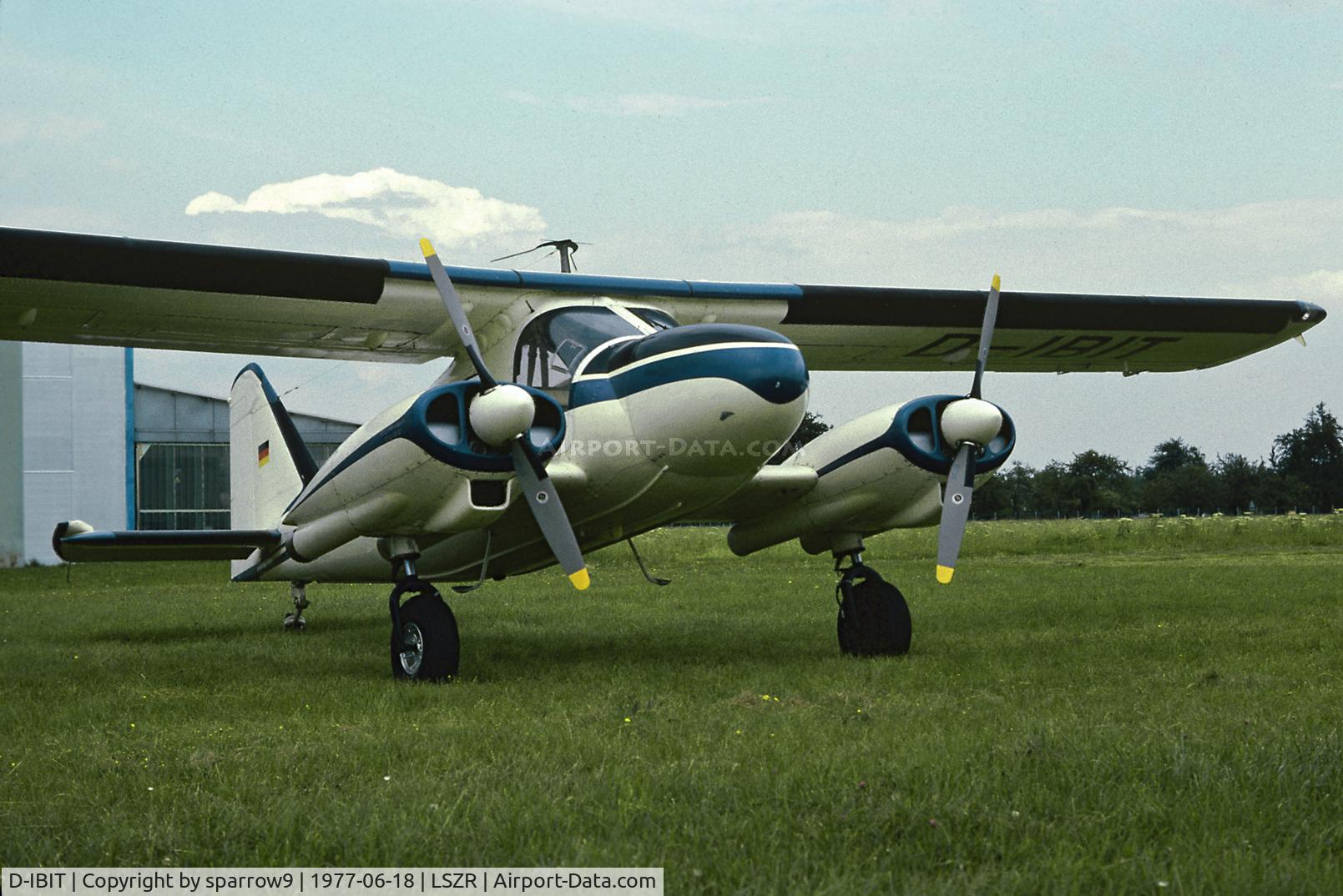 D-IBIT, 1964 Dornier Do-28A-1 C/N 3056, At Altenrhein before going to the Swiss register. Was destroyed at Albenga 1979-06-02 as HB-LCK.Scanned from a slide.