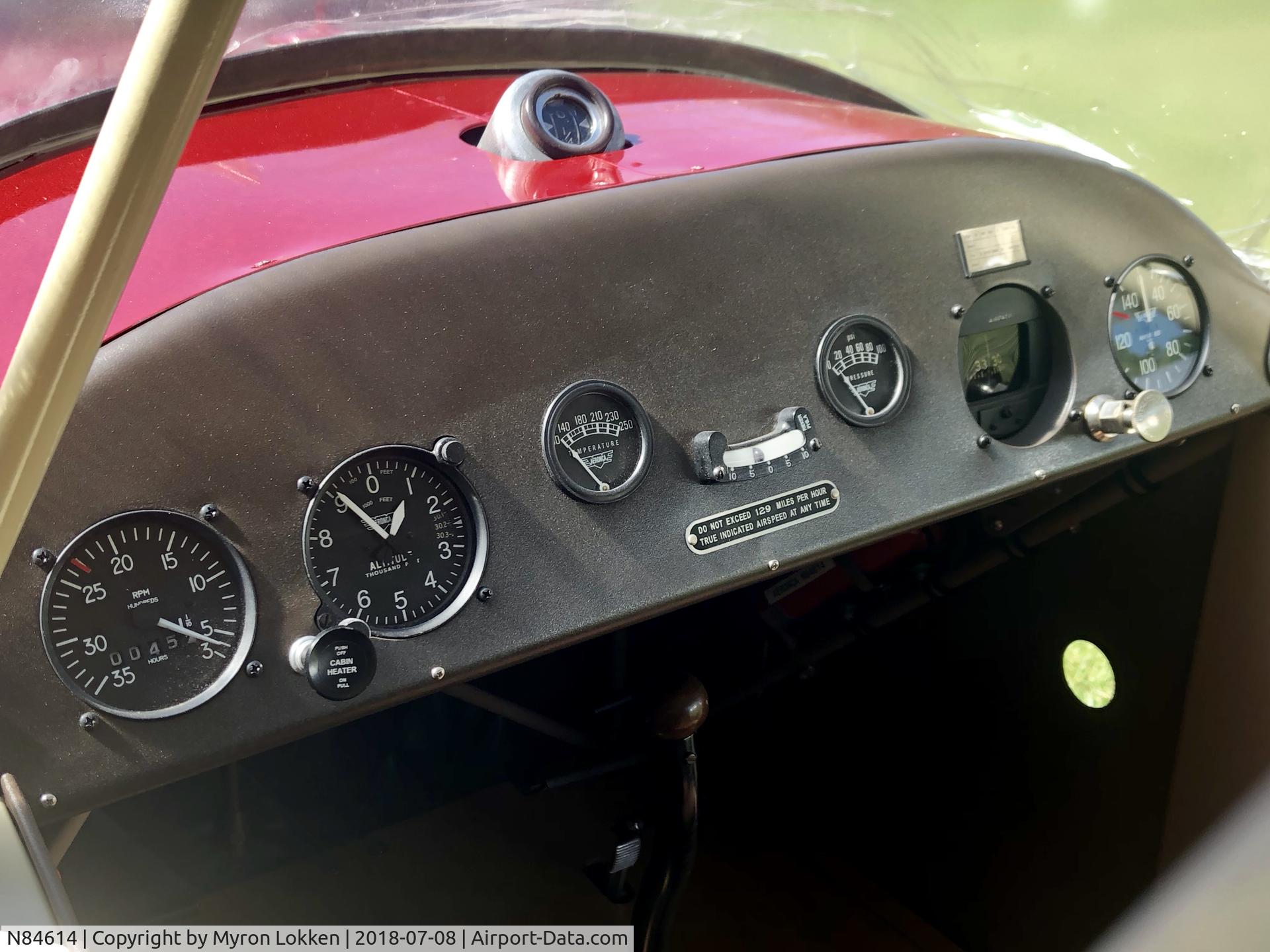 N84614, 1946 Aeronca 7AC Champion C/N 7AC-3325, Aeronca 7AC Champ panel