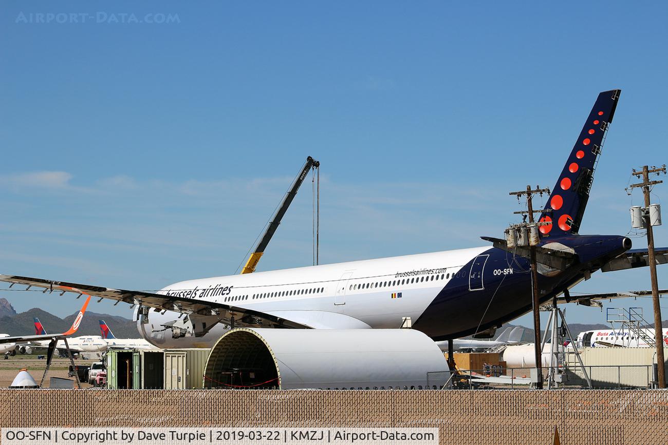 OO-SFN, 1993 Airbus A330-301 C/N 037, This is apparently the end for this 25+ year old plane.