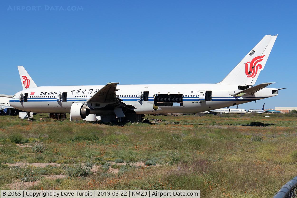 B-2065, 2000 Boeing 777-2J6 C/N 29744, It looks like the end of the line for this guy.