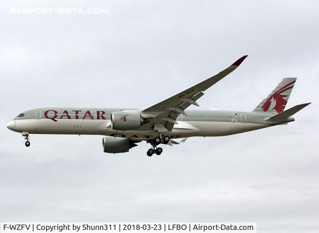 F-WZFV, 2018 Airbus A350-941 C/N 0100, C/n 0100 - To be A7-ALU