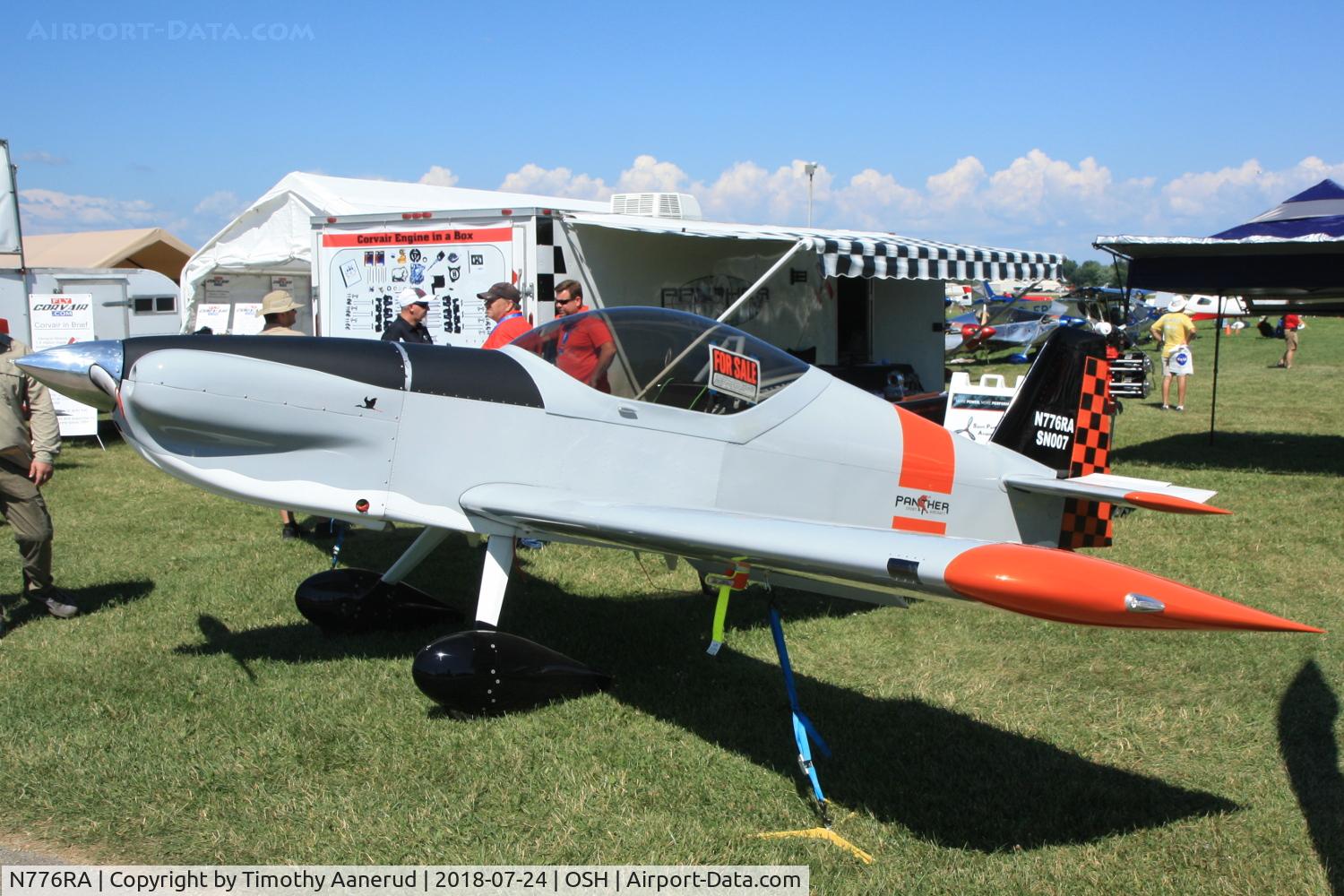 N776RA, 2016 Sport Performance Aviation LLC Panther LS C/N 007, 2016 Sport Performance Aviation LLC Panther LS, c/n: 007