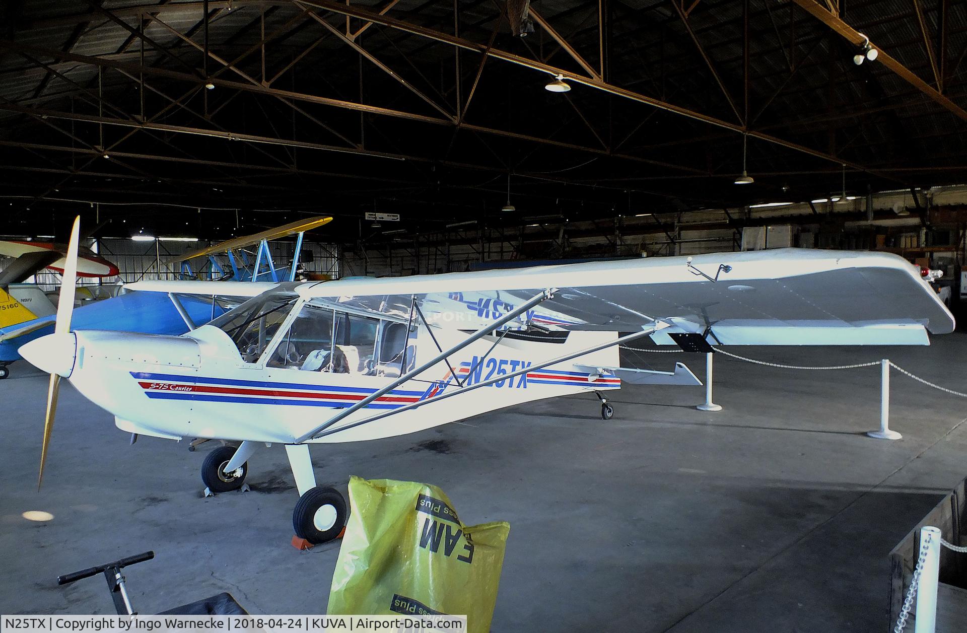 N25TX, 2005 Rans S-7S Courier C/N 0304369, Rans S-7S Courier at the Aviation Museum at Garner Field, Uvalde TX