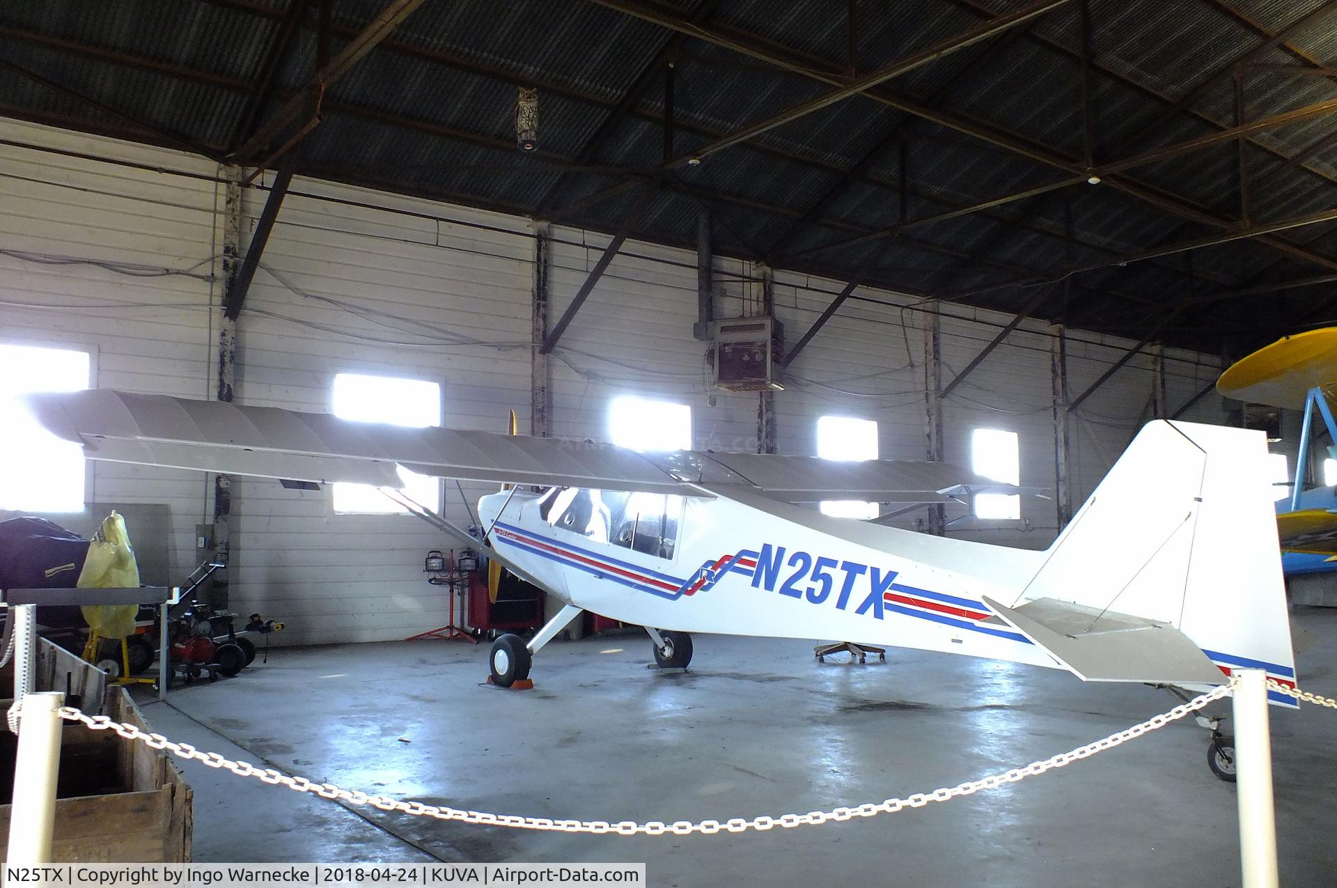 N25TX, 2005 Rans S-7S Courier C/N 0304369, Rans S-7S Courier at the Aviation Museum at Garner Field, Uvalde TX