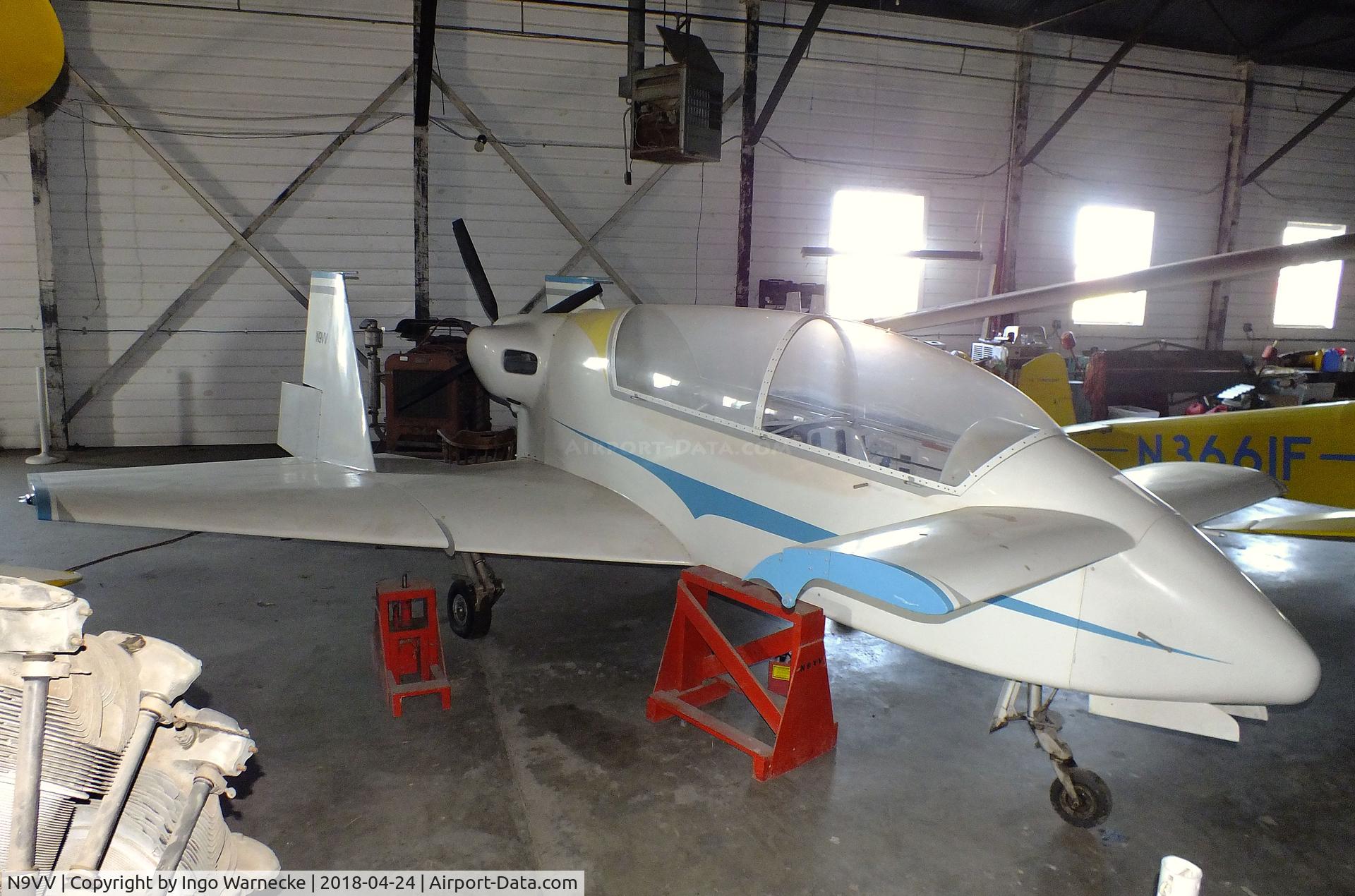 N9VV, 1987 Rutan VariViggen C/N 003, Rutan VariViggen at the Aviation Museum at Garner Field, Uvalde TX