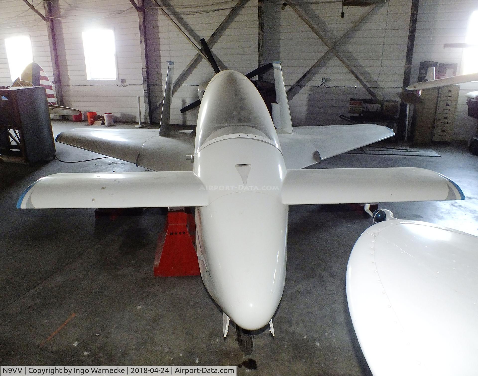 N9VV, 1987 Rutan VariViggen C/N 003, Rutan VariViggen at the Aviation Museum at Garner Field, Uvalde TX