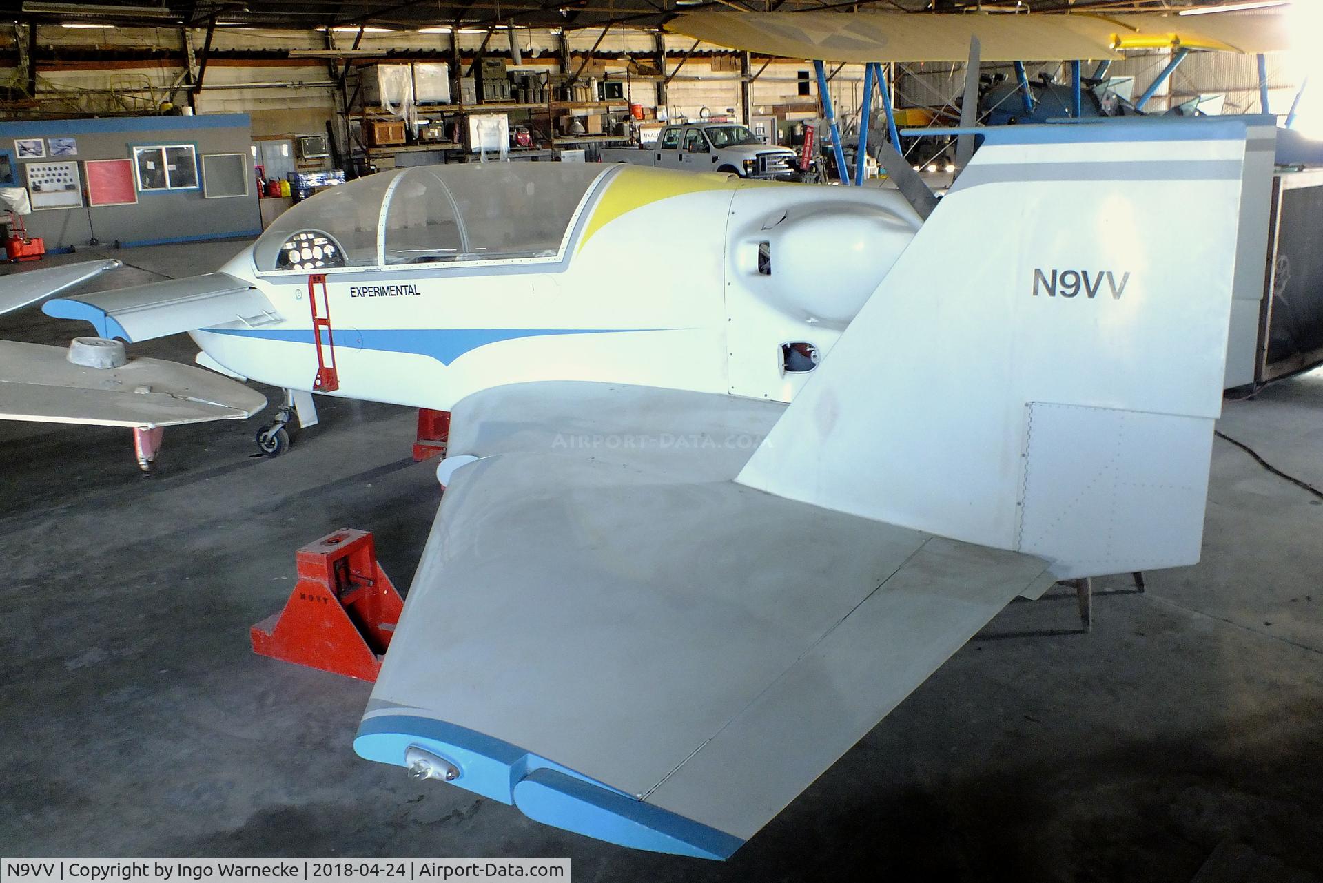 N9VV, 1987 Rutan VariViggen C/N 003, Rutan VariViggen at the Aviation Museum at Garner Field, Uvalde TX
