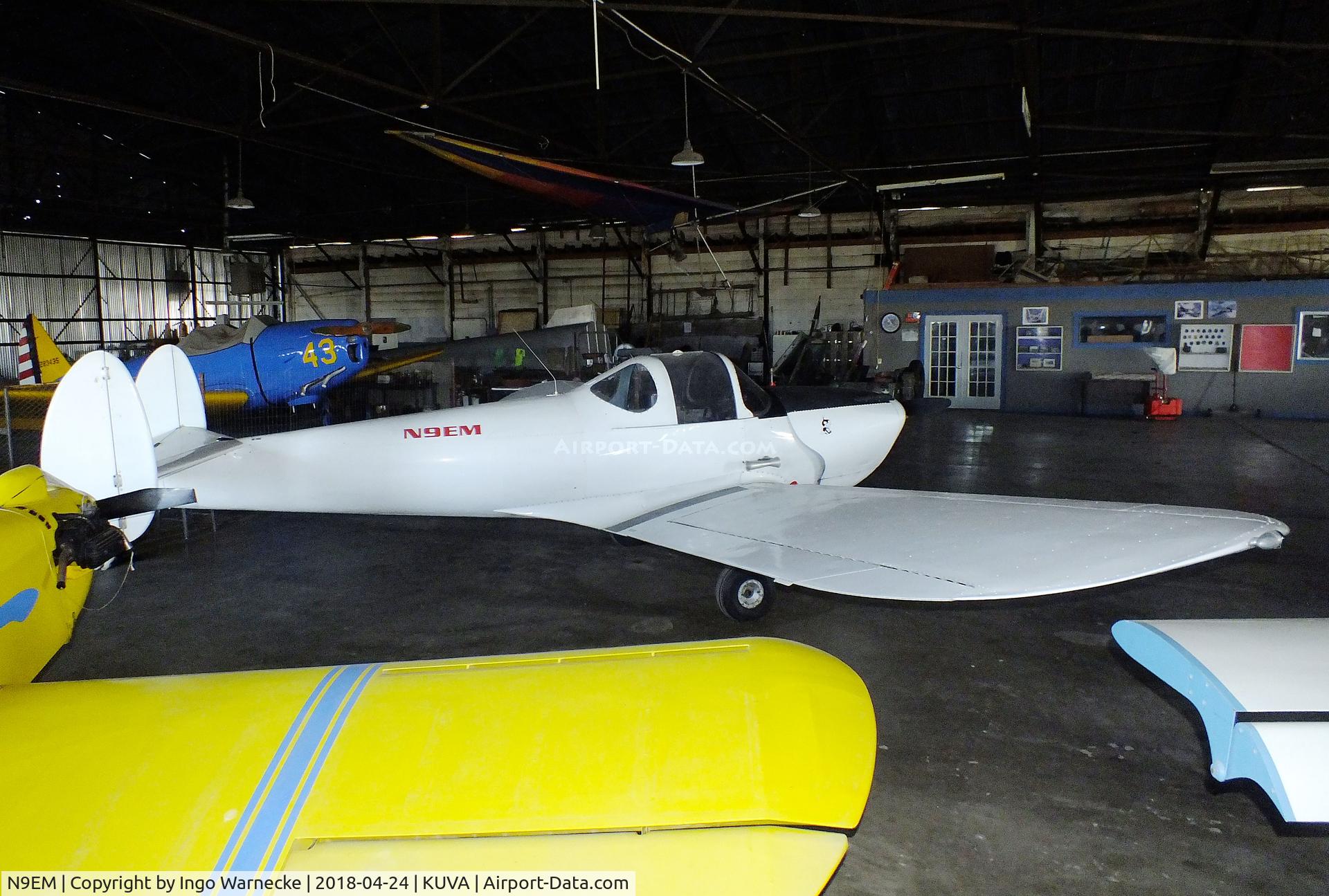 N9EM, 1947 Engineering & Research 415-C C/N 4183, ERCO Ercoupe 415-C at the Aviation Museum at Garner Field, Uvalde TX