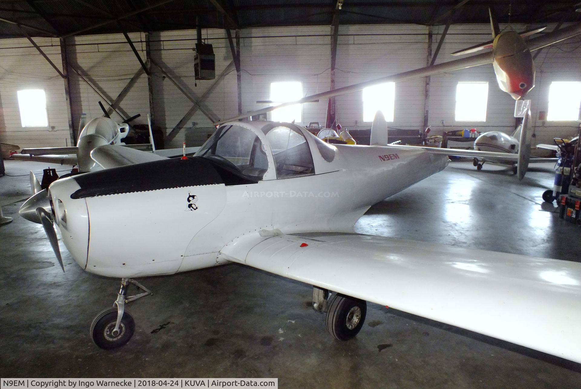 N9EM, 1947 Engineering & Research 415-C C/N 4183, ERCO Ercoupe 415-C at the Aviation Museum at Garner Field, Uvalde TX