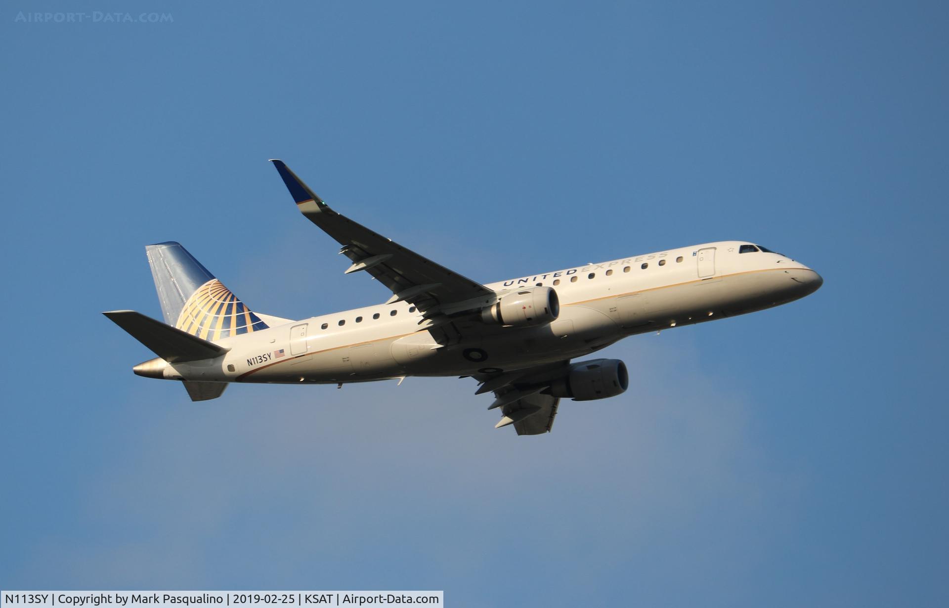 N113SY, 2014 Embraer 175LR (ERJ-170-200LR) C/N 17000407, ERJ-170-200LR