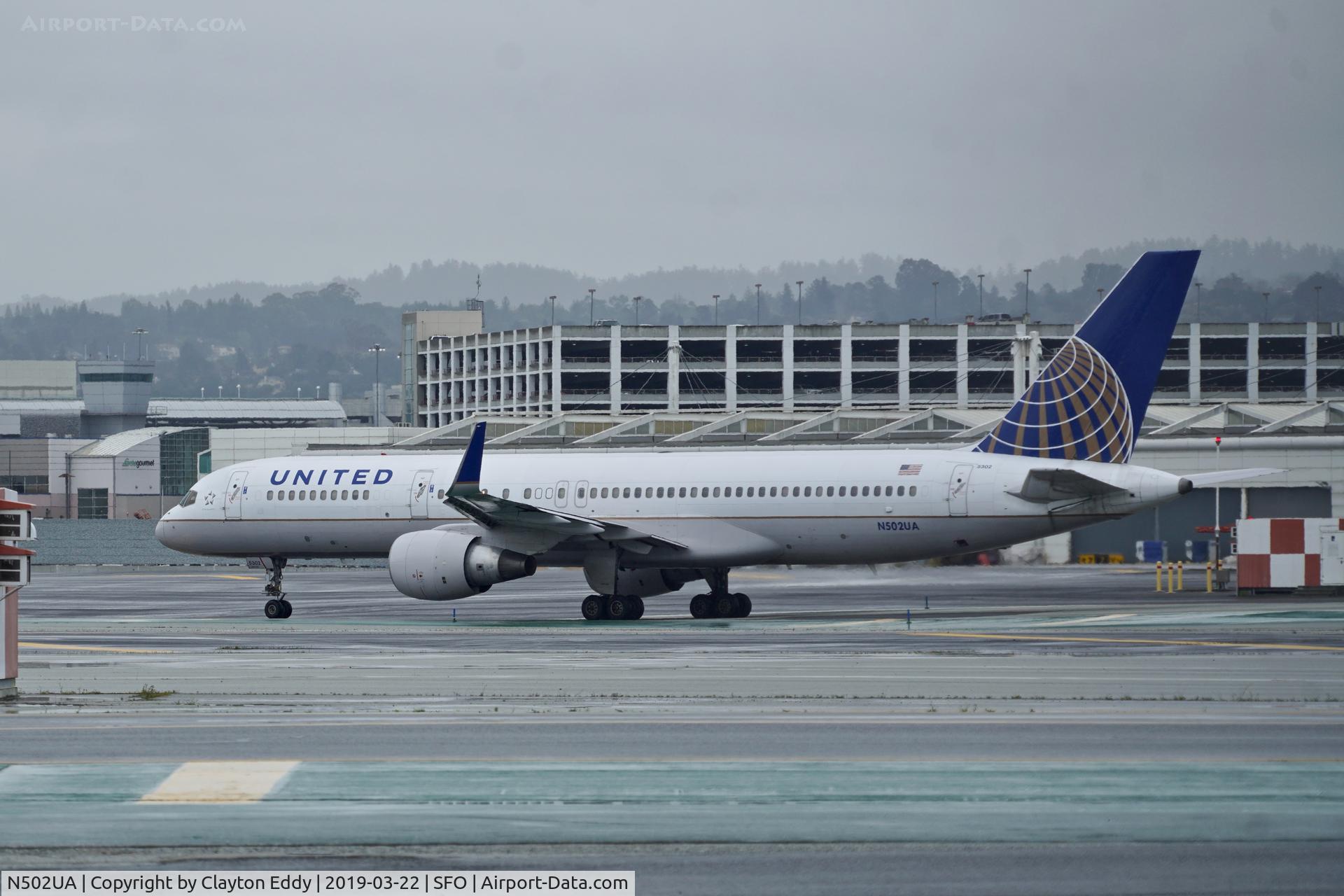 N502UA, 1989 Boeing 757-222 C/N 24623, SFO 2019.