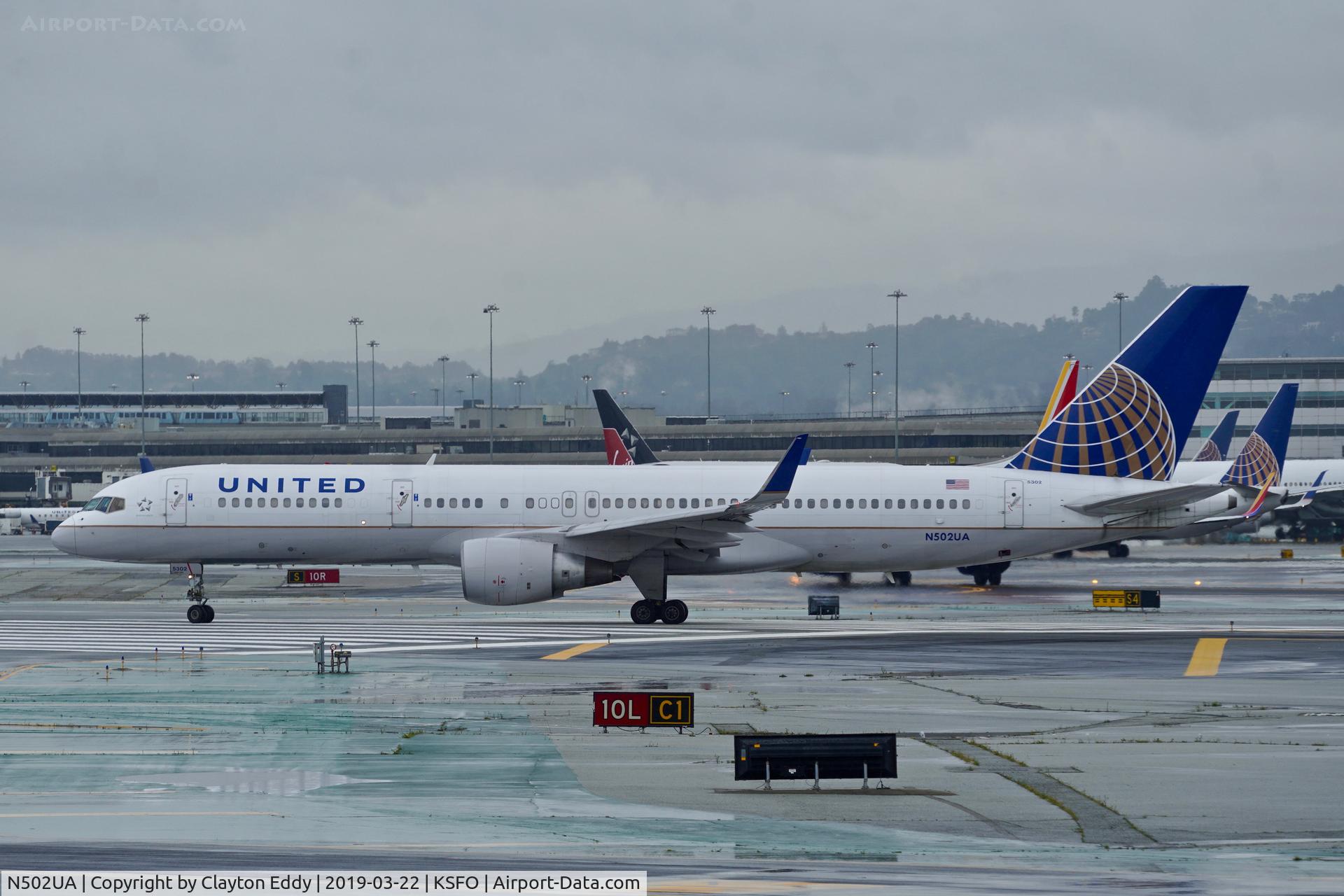 N502UA, 1989 Boeing 757-222 C/N 24623, SFO 2019.