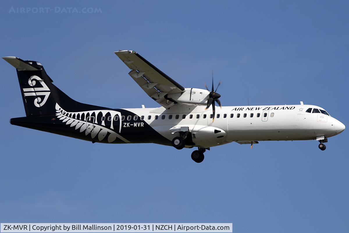 ZK-MVR, 2018 ATR 72-212 A C/N 1487, NZ5341 ex WLG