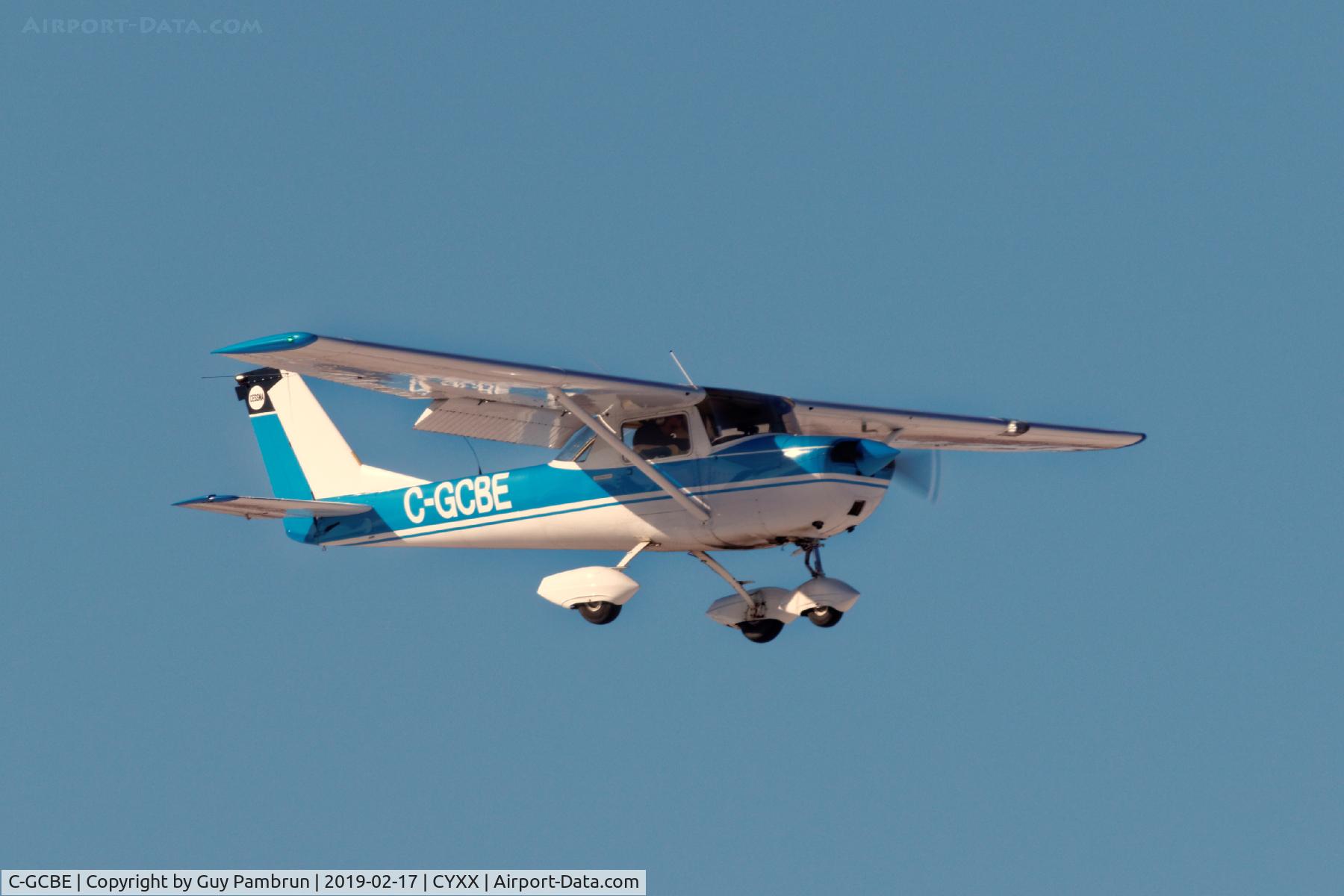 C-GCBE, 1966 Cessna 150F C/N 15063438, Landing