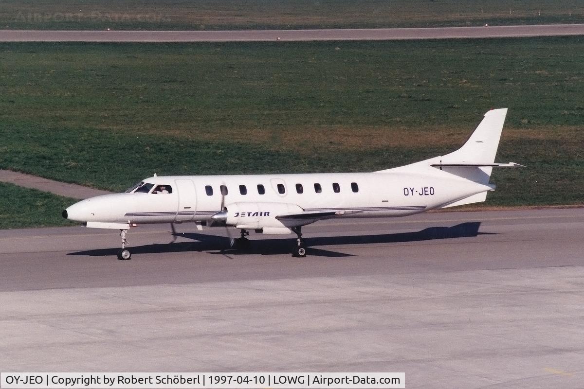 OY-JEO, 1979 Swearingen SA-226TC Metro II C/N TC-318, OY-JEO @ LOWG 1997