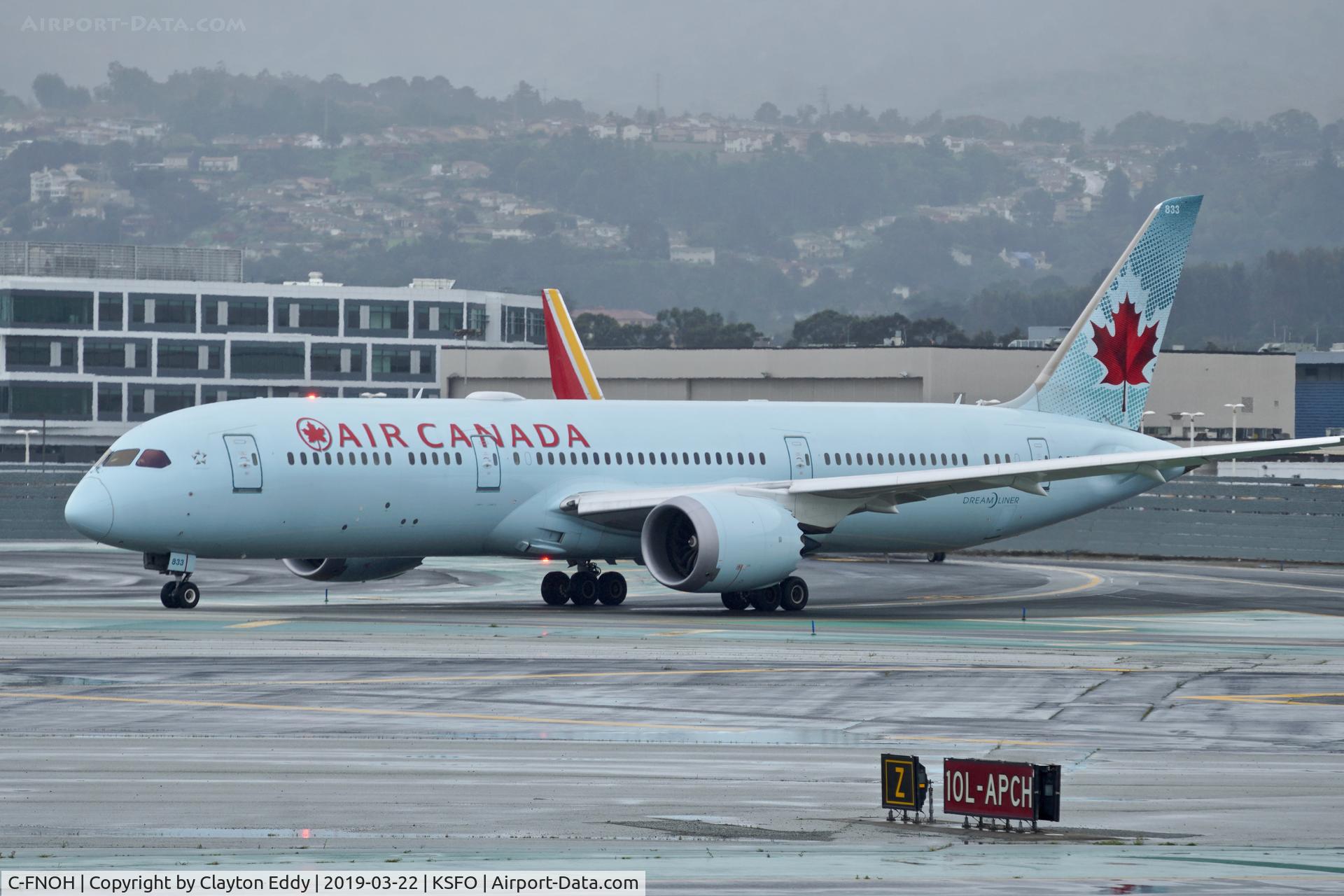 C-FNOH, 2015 Boeing 787-9 Dreamliner C/N 35267, SFO 2019.