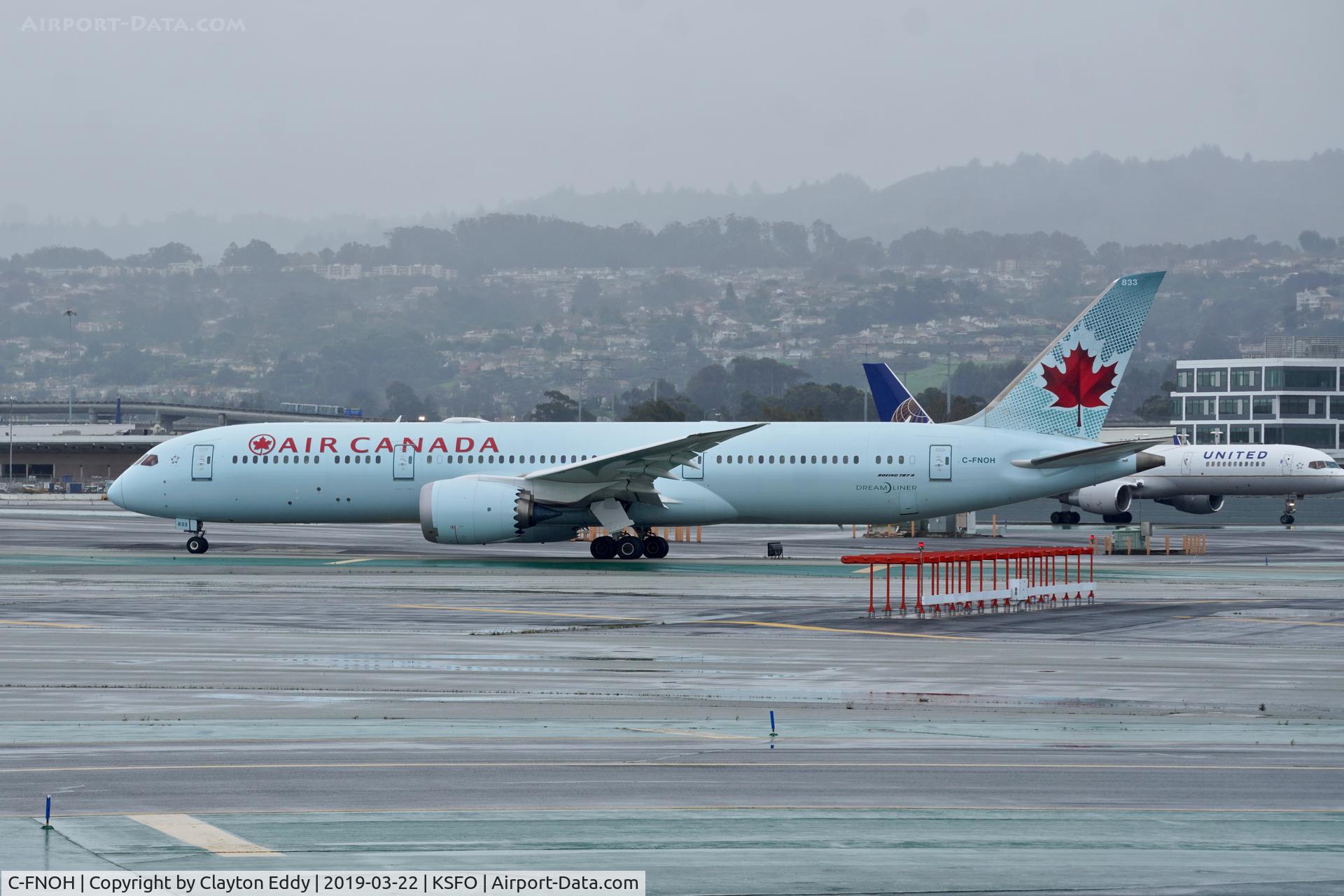 C-FNOH, 2015 Boeing 787-9 Dreamliner C/N 35267, SFO 2019.
