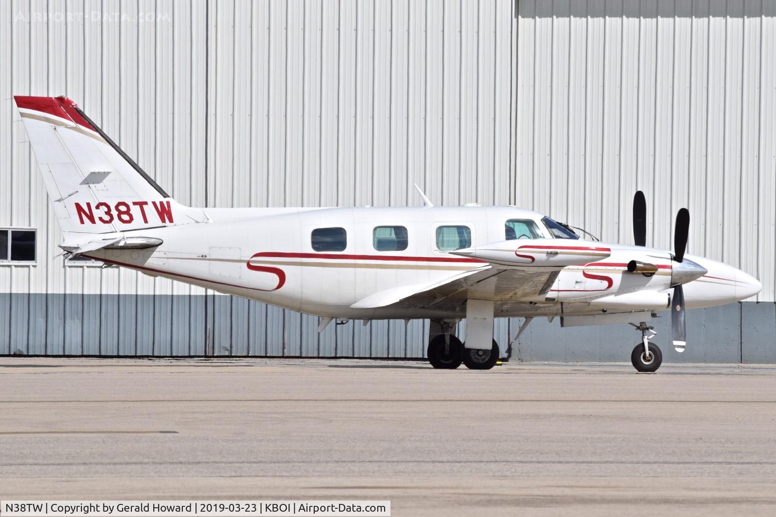 N38TW, Piper PA-31T1 Cheyenne 1 C/N 31T-8104008, Parked on the north GA ramp.