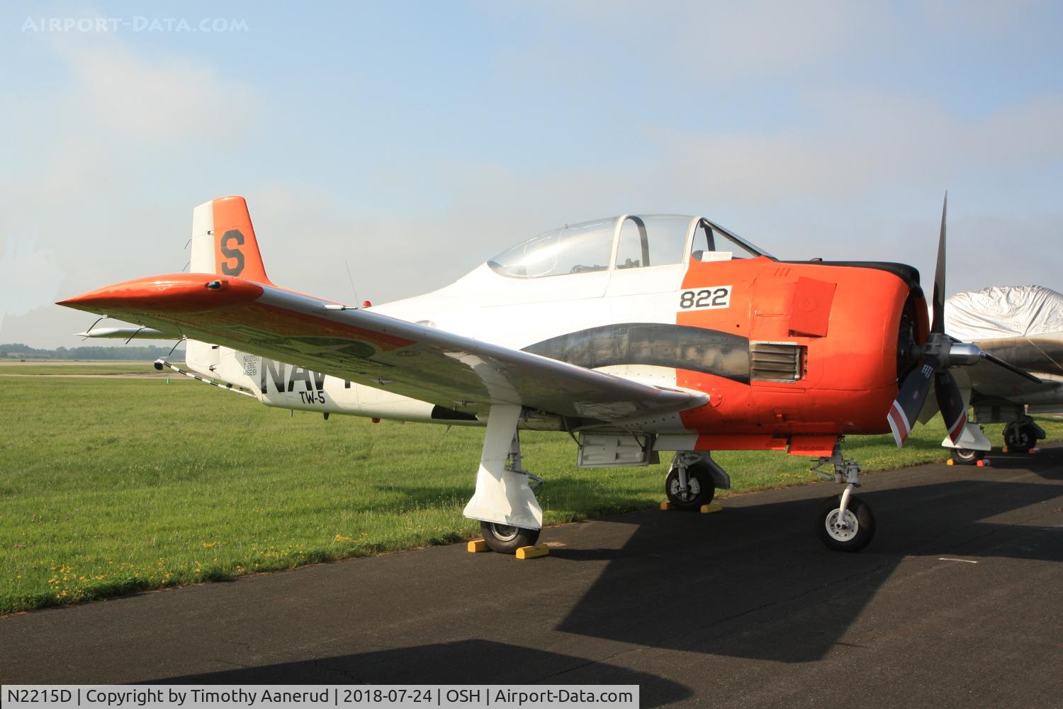 N2215D, 1957 North American T-28C Trojan C/N 252-44 (146281), 1957 North American T-28C, c/n: 252-44 (146281)