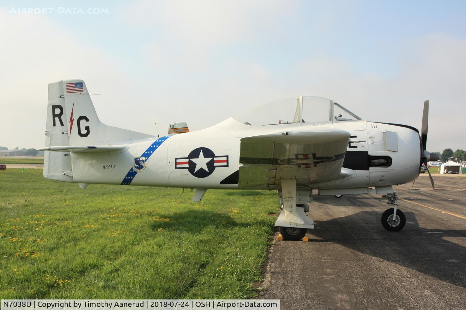 N7038U, 1950 North American/walker T-28A C/N 49-1520, 1950 North American/walker T-28A, c/n: 49-1520