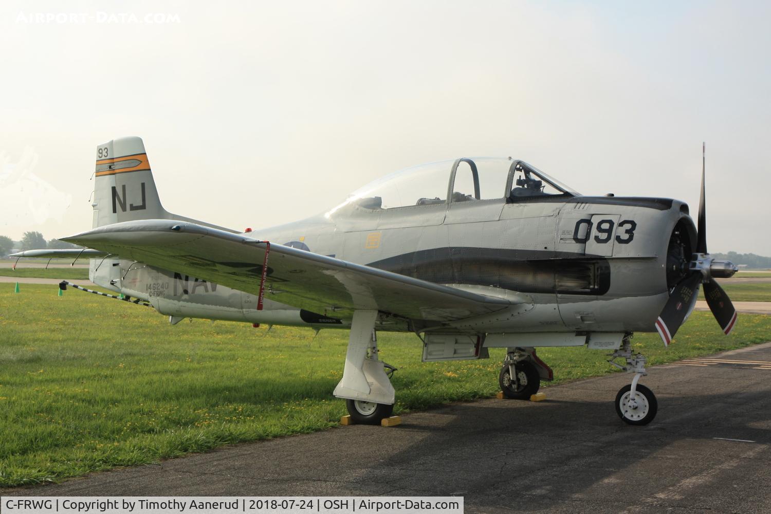 C-FRWG, North American T-28C Trojan C/N 252-3 (146240), North American T-28C, c/n: 252-3 (146240)