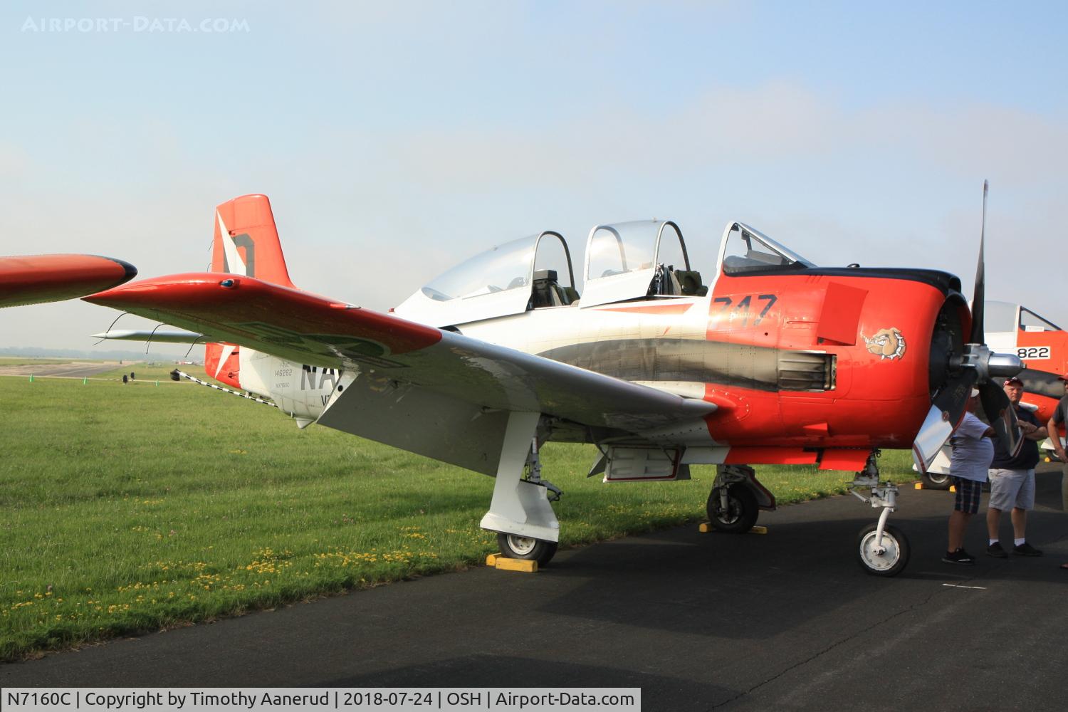 N7160C, 1992 North American T-28C Trojan Trojan C/N 252-25, 1992 North American T-28C Trojan, c/n: 252-25