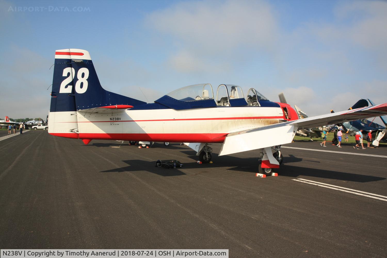 N238V, 1952 North American T-28B Trojan C/N 189-53 (52-1238), 1952 North American T-28B Trojan, c/n: 189-53 (52-1238)