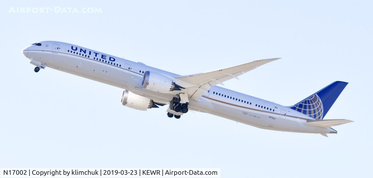 N17002, 2018 Boeing 787-10 Dreamliner C/N 40930, Flight to LAX