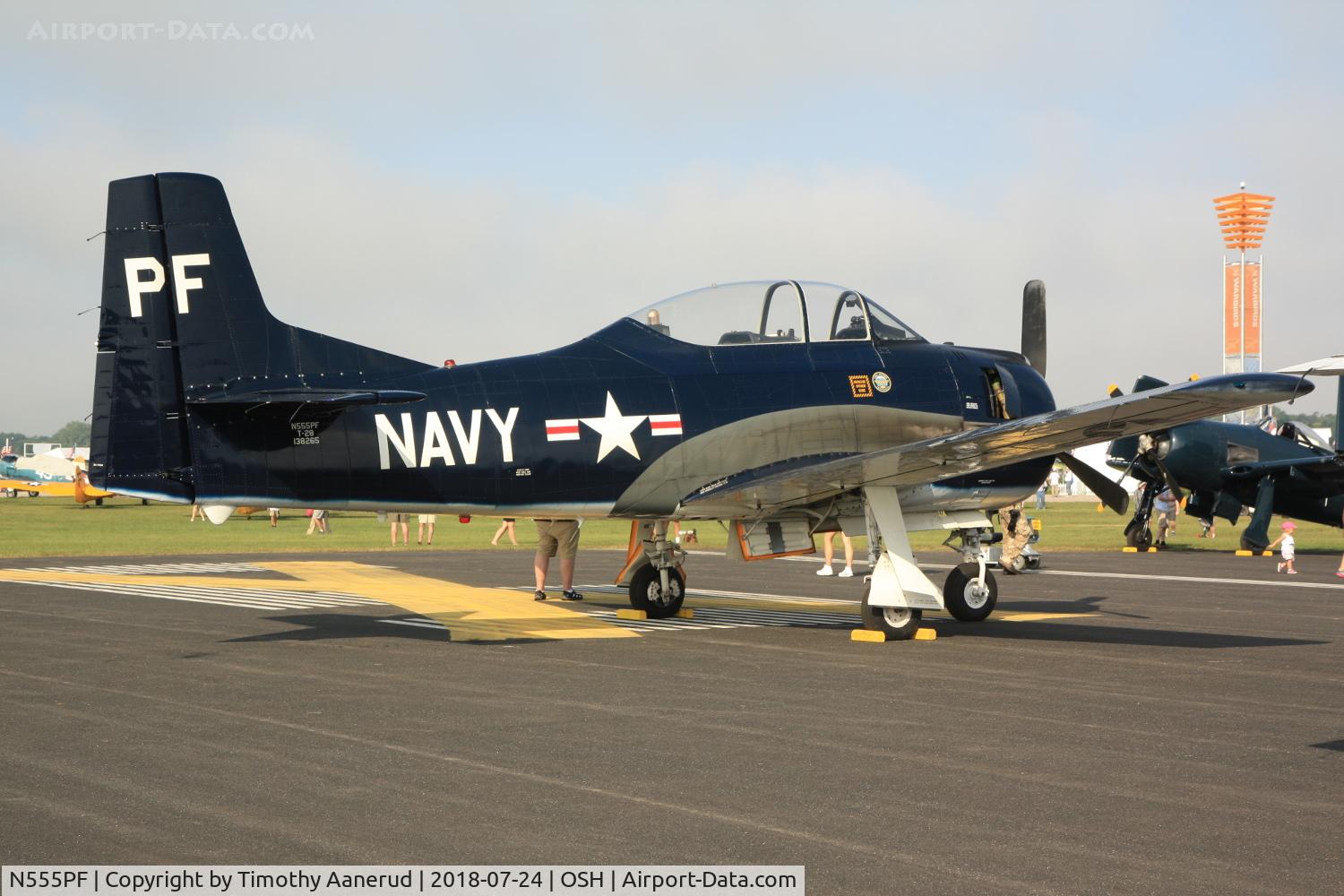N555PF, 1954 North American T-28B Trojan C/N 200-336 (138265), 1954 North American T-28B Trojan, c/n: 200-336 (138265)
