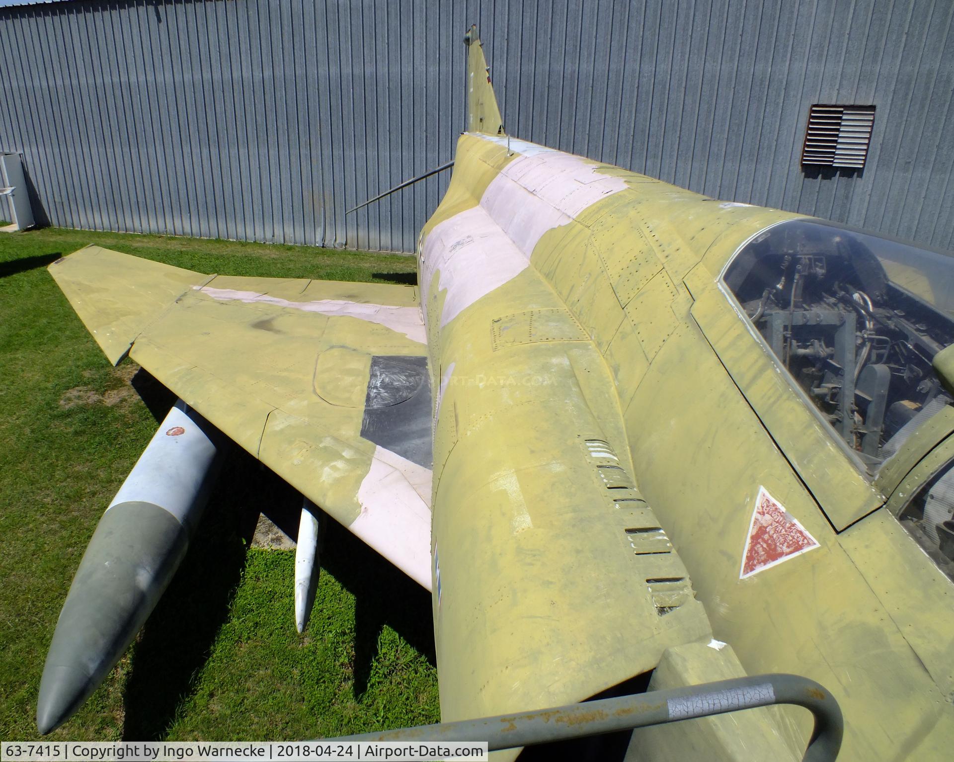 63-7415, 1963 McDonnell F-4C Phantom II C/N 342, McDonnell F-4C Phantom II at the Texas Air Museum at Stinson Field, San Antonio TX