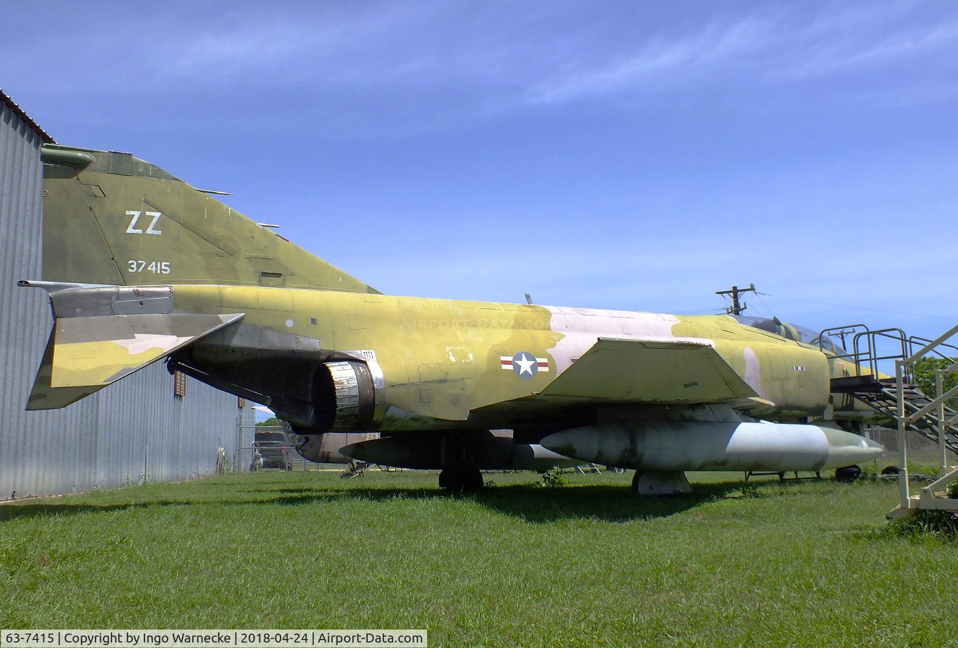 63-7415, 1963 McDonnell F-4C Phantom II C/N 342, McDonnell F-4C Phantom II at the Texas Air Museum at Stinson Field, San Antonio TX