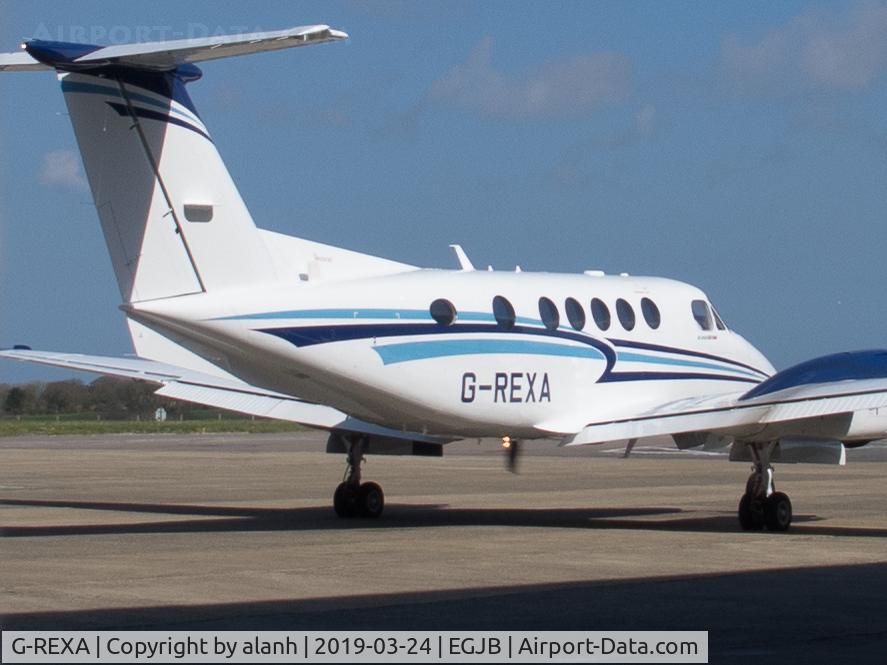 G-REXA, 2018 Beech B200GT King Air C/N BY-339, Outside the Aigle hangar, Guernsey