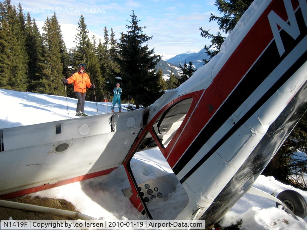 N1419F, 1966 Cessna 172H C/N 17254914, Searfaus Austria 19.1,2010