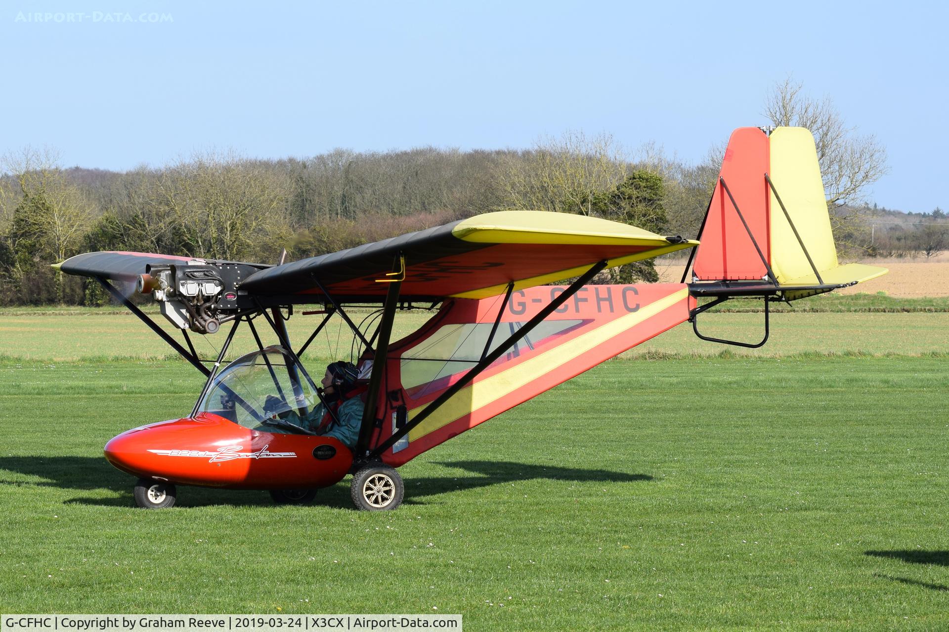 G-CFHC, 2008 Micro Aviation B22J Bantam C/N 08-0322, On the ground at Northrepps.