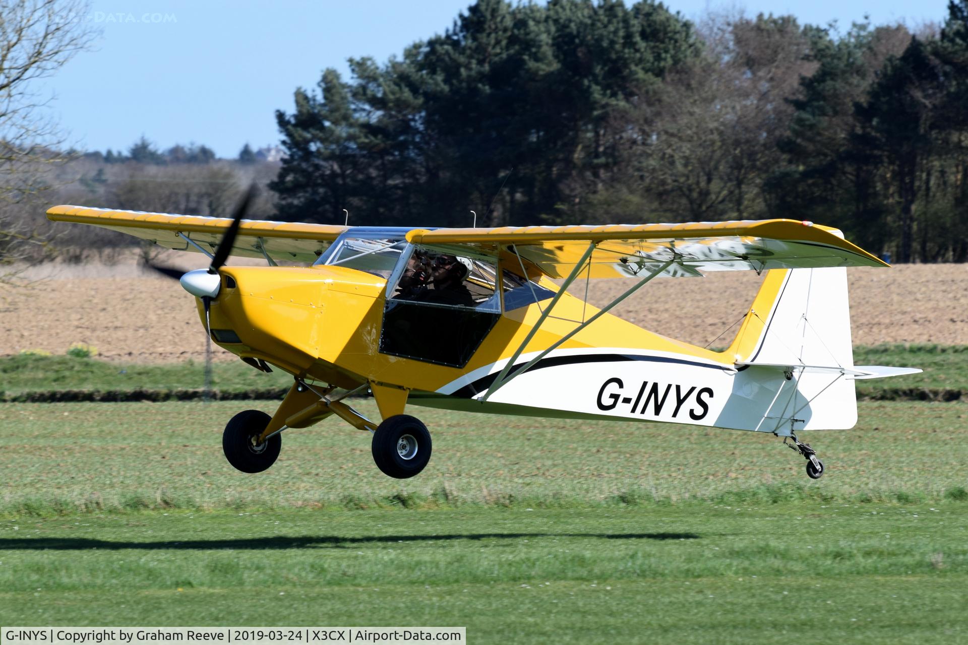 G-INYS, 2018 TLAC Sherwood Scout C/N LAA 345-15538, Landing at Northrepps.