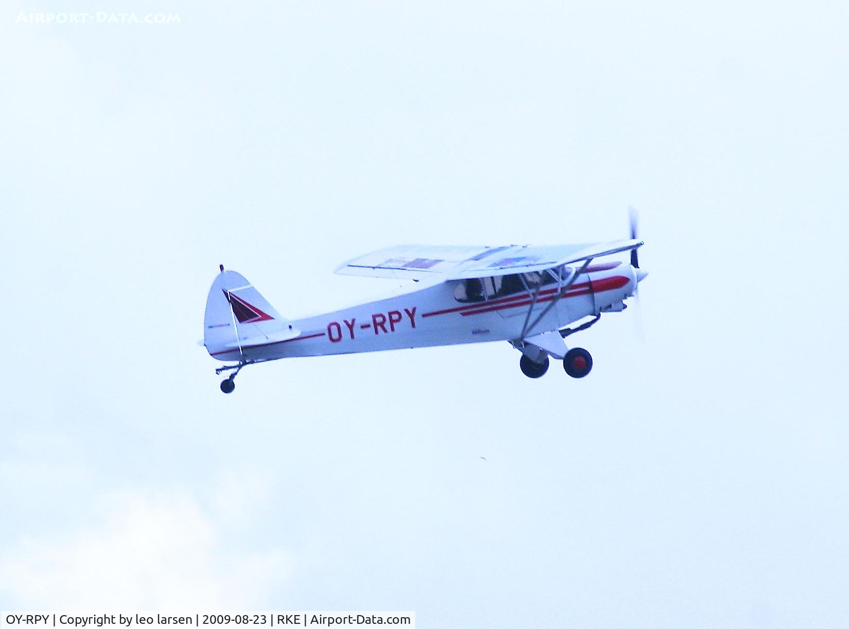 OY-RPY, 1963 Piper PA-18-150 Super Cub C/N 18-8092, Roskilde Air Show 23.8.2009