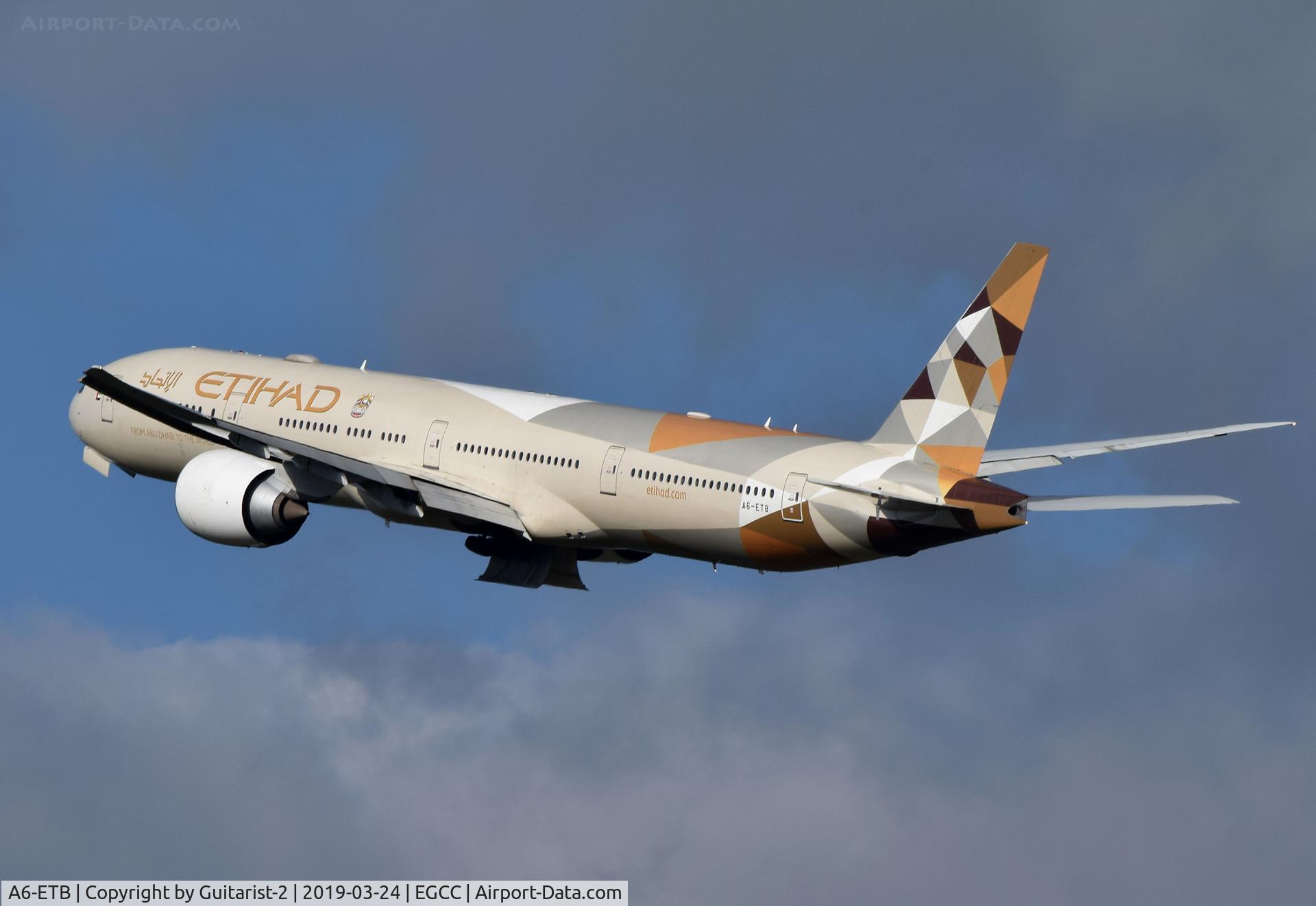 A6-ETB, 2005 Boeing 777-3FX/ER C/N 34598, At Manchester