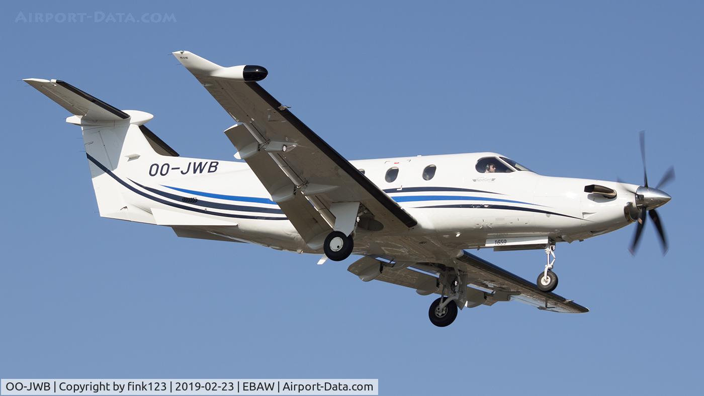 OO-JWB, 2016 Pilatus PC-12/47E C/N 1659, 