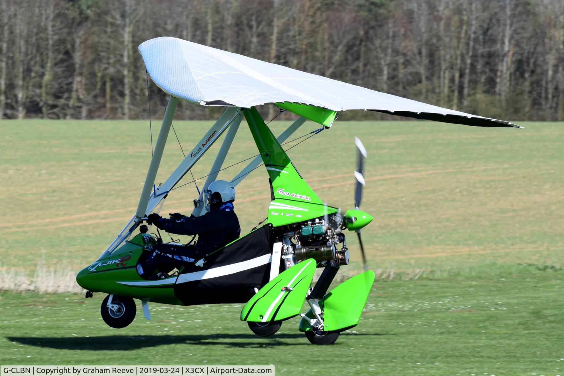 G-CLBN, 2018 P&M Aviation QuikR C/N 8782, Departing from Northrepps.