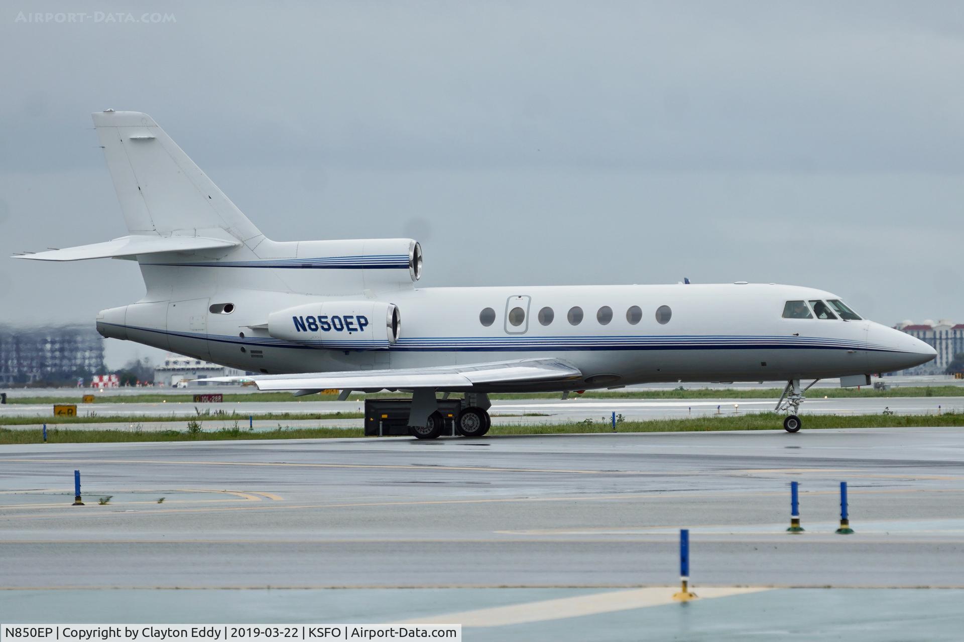 N850EP, 1980 Dassault Falcon 50 C/N 39, SFO 2019.