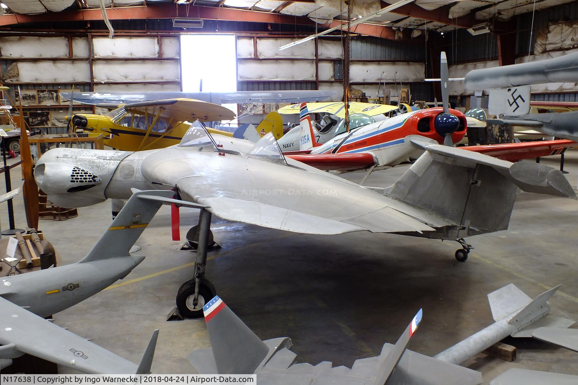 N17638, 1985 Eichman Ellis V AEROBAT III C/N 1003, Eichman Ellis Aerobat III at the Texas Air Museum at Stinson Field, San Antonio TX
