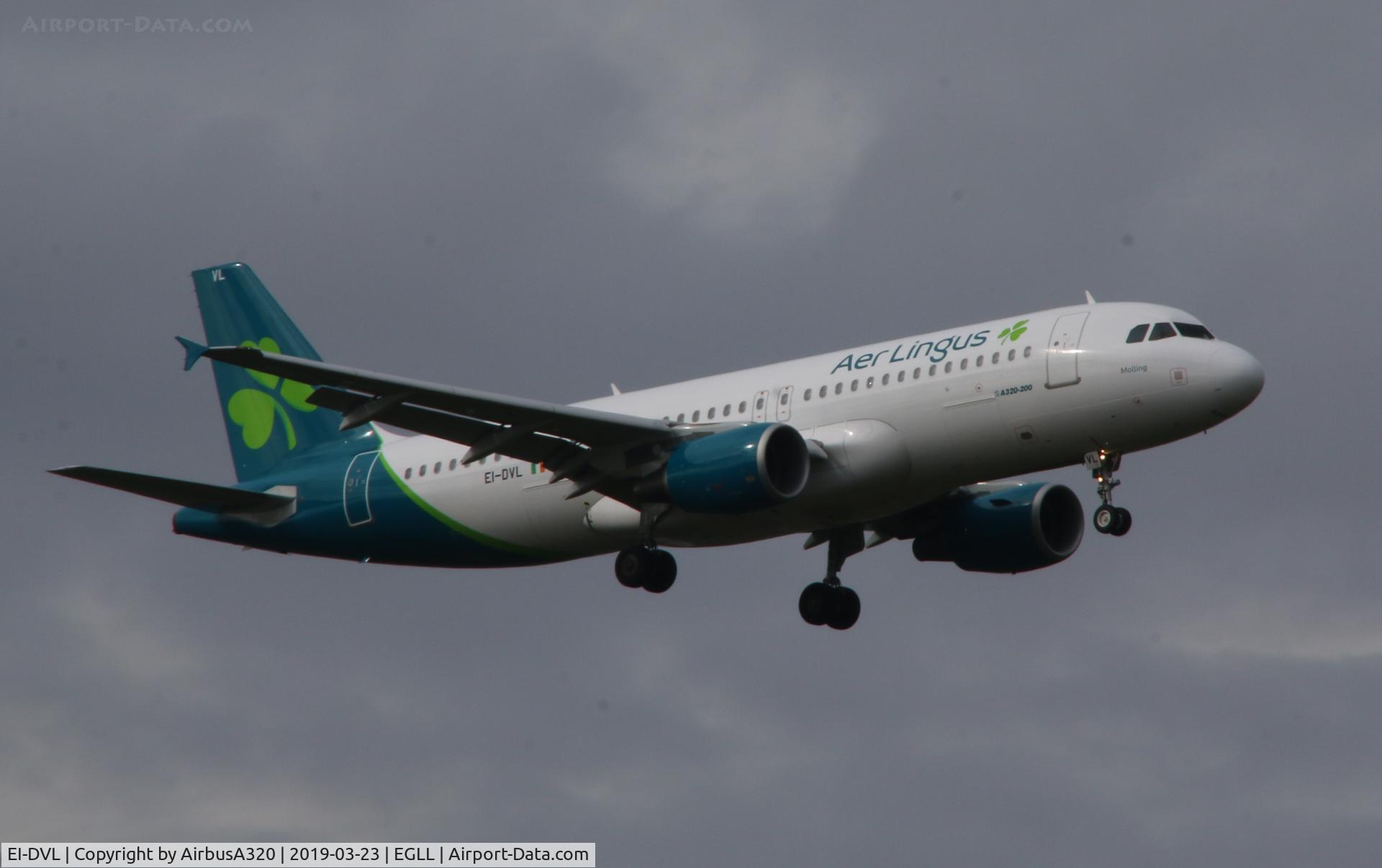 EI-DVL, 2011 Airbus A320-214 C/N 4678, Latest A320 to gain the new Aer Lingus livery